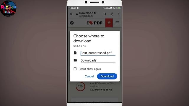 Pdf Size Kaise Kam Kare Mobile Se 2022 | How To Reduce Pdf File Size | How To Compress Pdf File смотреть онлайн