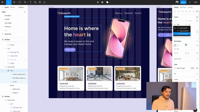 Responsive design in Figma - UI Tutorials смотреть онлайн