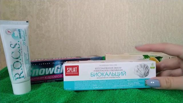 ЗУБНЫЕ ПАСТЫ декабря 2018. Rocs, Colgate, Splat, Snow Gloss. смотреть онлайн