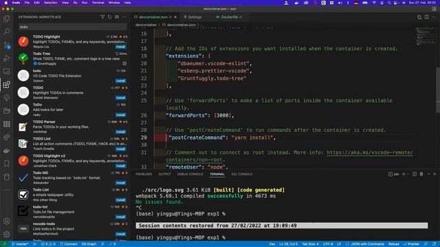 [vscode] docker环境插件: Remote Containers смотреть онлайн