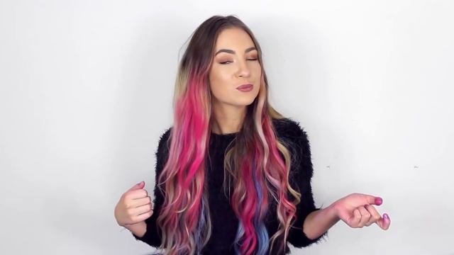 DIY RAINBOW UNICORN HAIR! x L'Oreal Colorista Dye смотреть онлайн
