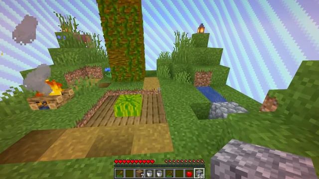 FÜR 100 TAGE EINGESPERRT in EINER BOX (Sky Block) in Minecraft! смотреть онлайн