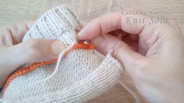 Пришиваю планку к вязаному изделию. Knit Solo смотреть онлайн