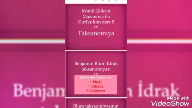 Blum Taksonomiyası -  2022