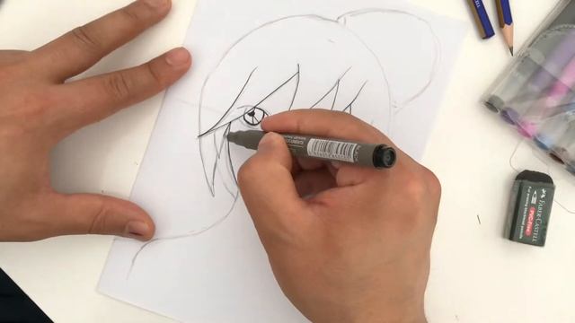 How to draw anime | anime drawing tutorial | step by step anime drawing смотреть онлайн