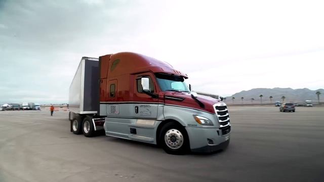 I rode a semi-autonomous truck at CES 2019 смотреть онлайн