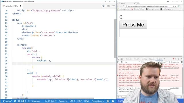 Vue.js Watchers What You Need To Know! смотреть онлайн
