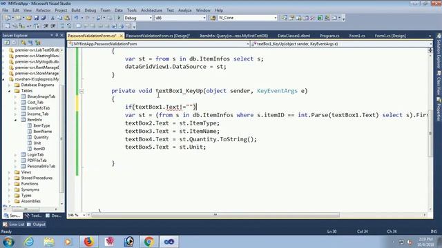 Display Data in Textbox from Database dynamically in c#. Get Text Directly from databse linq .dbml смотреть онлайн
