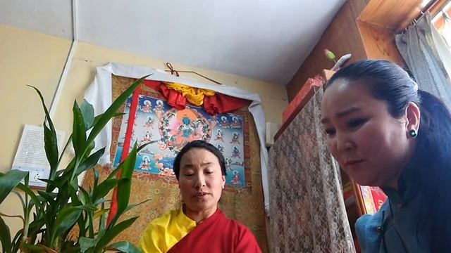 Khandro Tseringma with Kunze Chimed ( Mongolian practitioner) смотреть онлайн