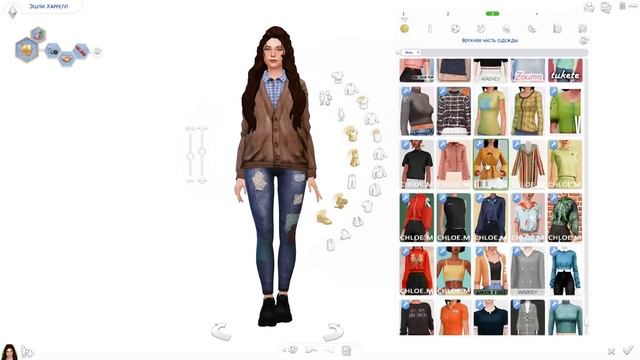 Беременная студентка | Sims 4 CAS смотреть онлайн