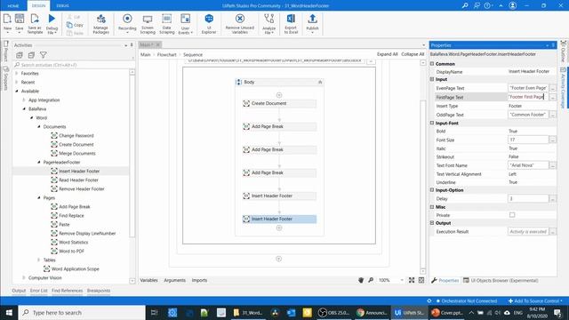 Uipath word header and footer ( insert | add | read | remove | delete) - BalaReva смотреть онлайн