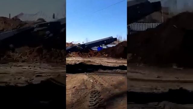 Просеивание земли. Троммель. смотреть онлайн