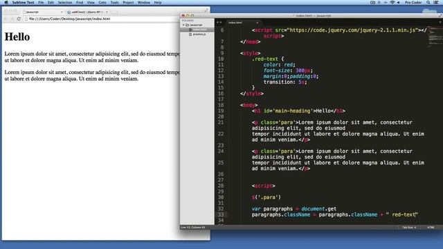 61. Ruby on rails tutorial (Client-side): jQuery Gets Classy смотреть онлайн