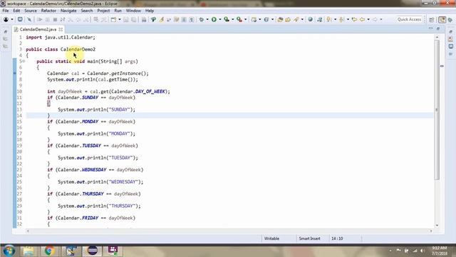 How to get current month and day using Java.util.calendar class? смотреть онлайн