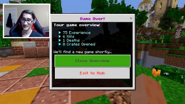 I used a cursed minecraft skin to confuse players... смотреть онлайн