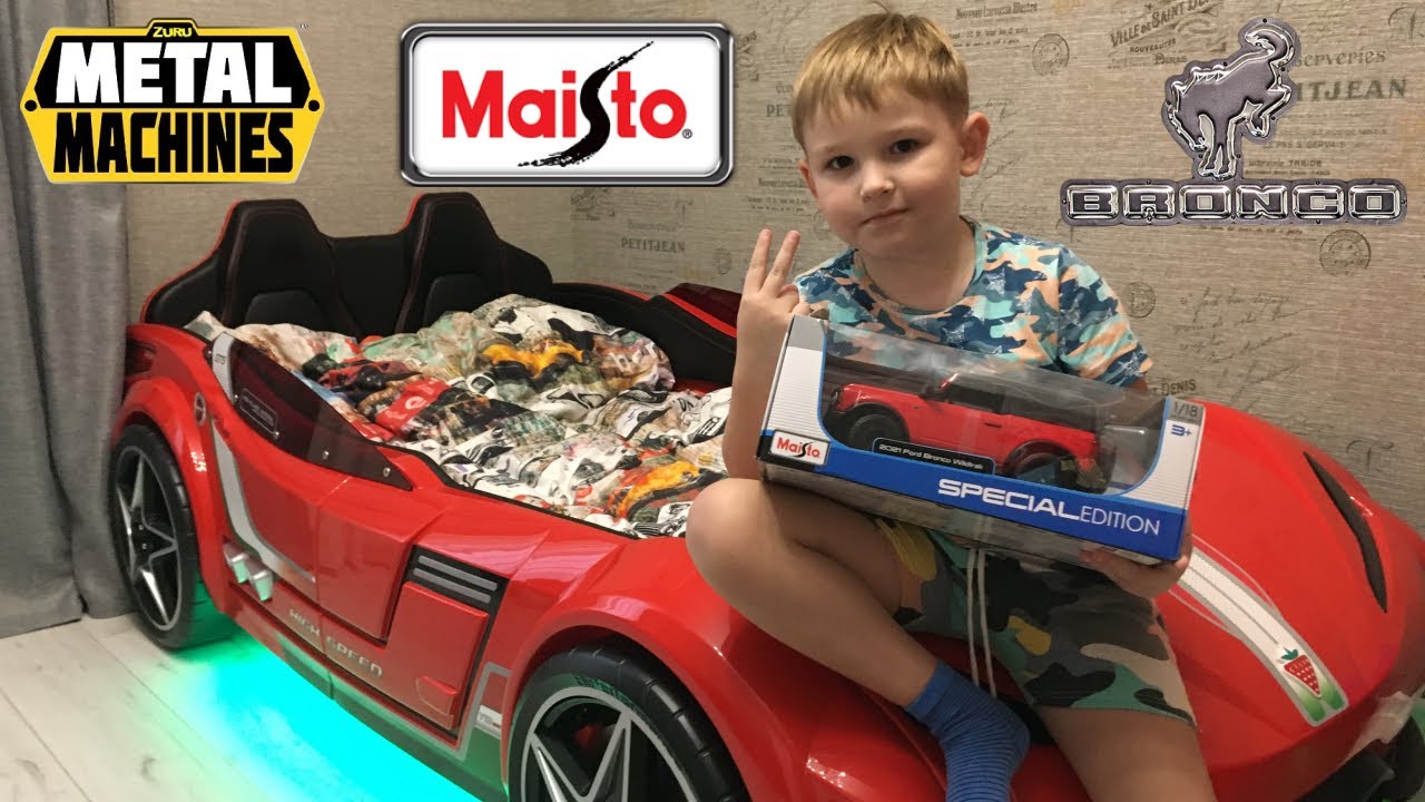 Машинка Форд Бронко 2021 г.. Масштаб модели 1/18. Для детей 3+ смотреть онлайн