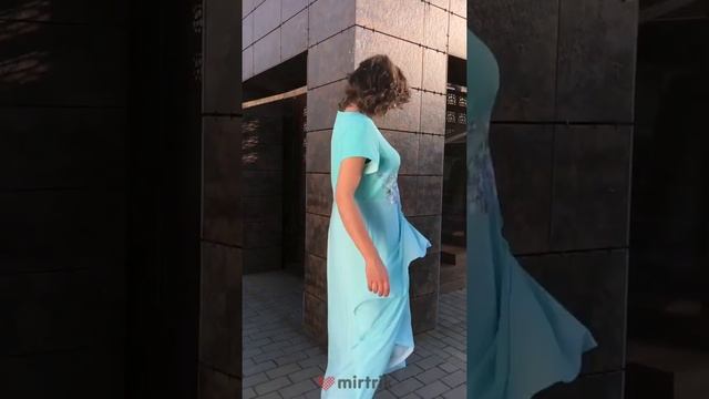 Вечернее платье мятного оттенка бренда Avanti-Erika, модель 826-9 Ссылка в описании к видео #mirtr. смотреть онлайн