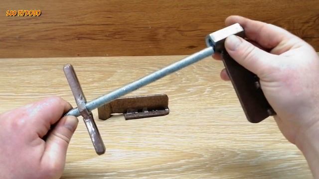 Как сделать полезную самоделку своими руками / хитрости мастеров / струбцина / Craft Tool