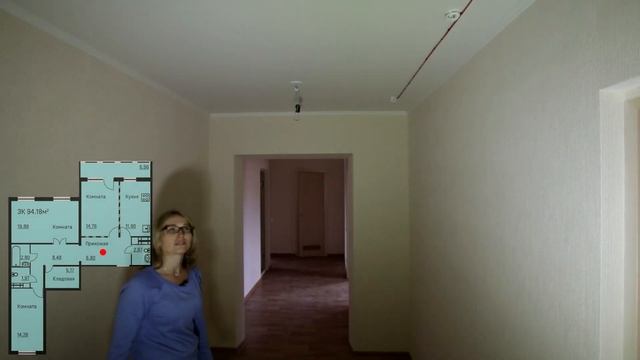 3-комн. кв. 94 кв.м. Ушакова, 15 смотреть онлайн