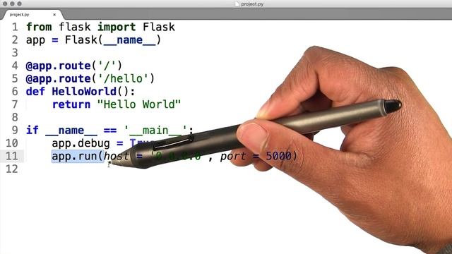 Running Your First Flask Application - Full Stack Foundations смотреть онлайн