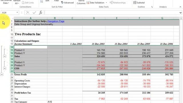 Group Excel Rows (or Columns)- Drilldown with + or - buttons смотреть онлайн