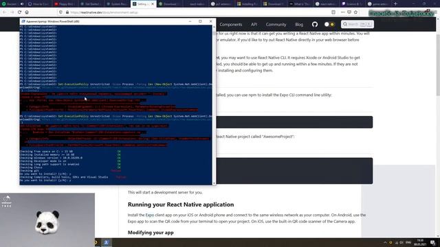 Разбираем React-Native с нуля. Часть 1: инициализируем сред... смотреть онлайн