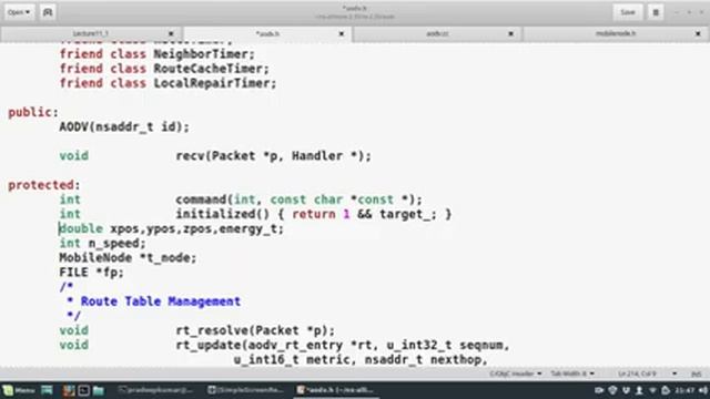 Finding Energy, node position and speed in AODV - NS2 Tutorial # 11.1 смотреть онлайн