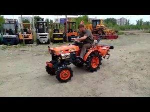 Японский трактор KUBOTA ZB5000 видео