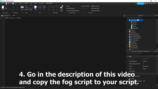 How to add fog in your Roblox game | Roblox смотреть онлайн
