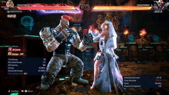 TEKKEN 8 CBT NINA COMBO Ortiz Farm Stage смотреть онлайн
