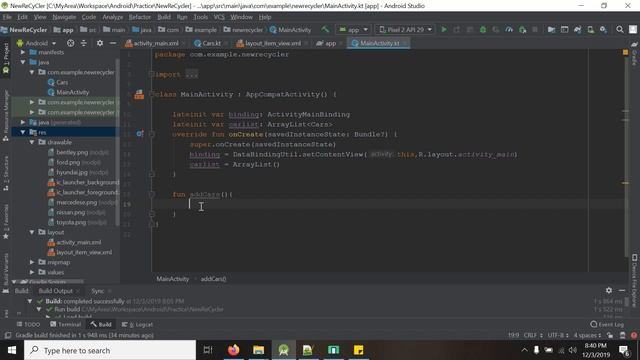 Kotlin RecyclerView Tutorial-part 1 - RecyclerView Kotlin Beginner Example смотреть онлайн