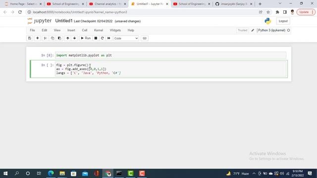 Draw Bar Plot in MatplotLib | MatplotLib Tutorial - 4 смотреть онлайн