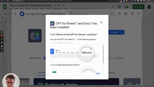 How to install the GPT for Sheets and Docs add-on to call ChatGPT in Google Sheets смотреть онлайн