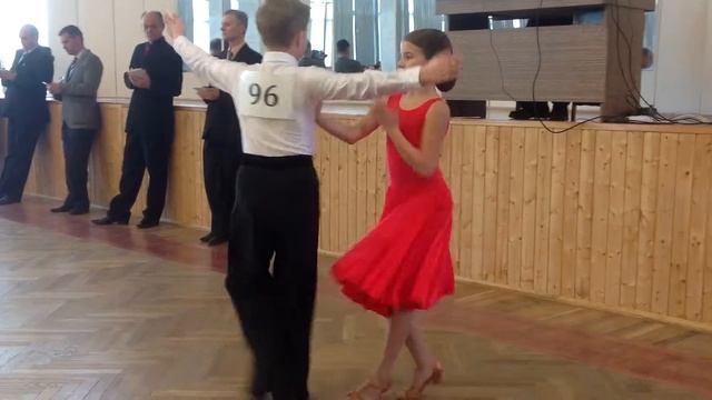 Тарасенко Егор - Болотникова Анастасия. Ча-ча. 1\2 смотреть онлайн