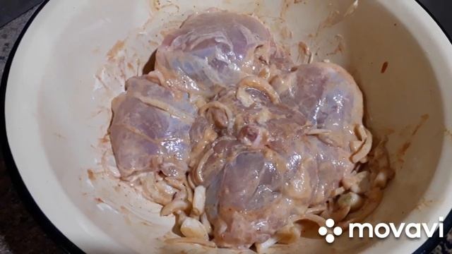 Куриные бедра,запечённые в духовке. смотреть онлайн