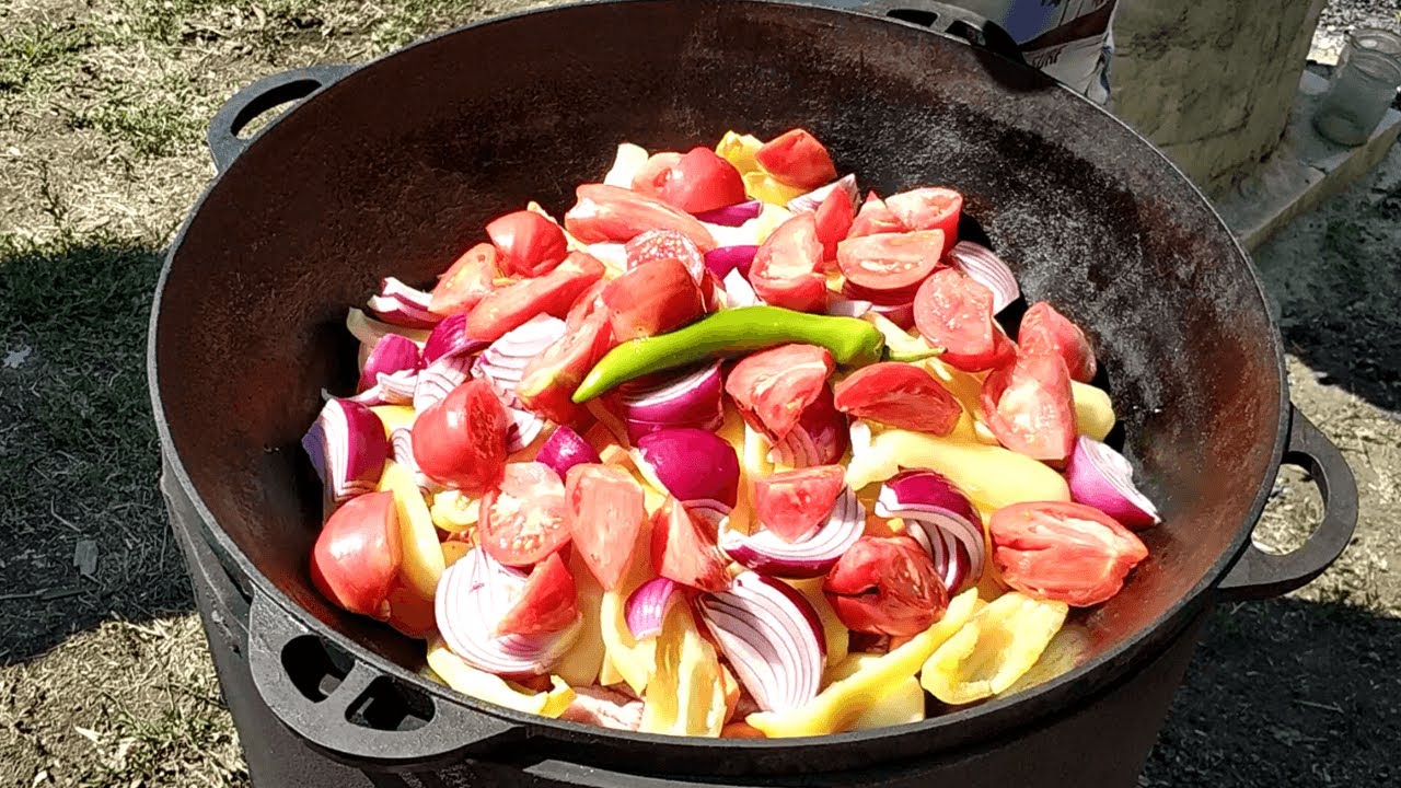 БАРАНИНА в КАЗАНЕ | МЯСО с ОВОЩАМИ | БАРАНИНА с ОВОЩАМИ | ОВОЩИ в КАЗАНЕ | ТУШЕНЫЕ ОВОЩИ смотреть онлайн