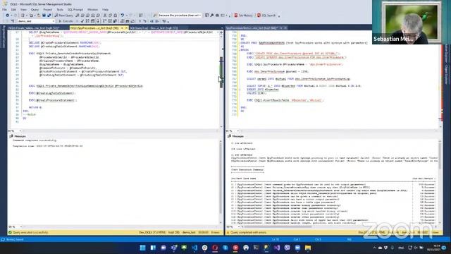TSQLt Live: Spying Procedure Synonyms, Episode 1