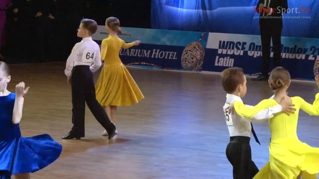 Тебайкин Артемий - Власова Алина, 1/2 Samba смотреть онлайн