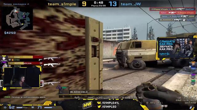 S1MPLE ПОКАЗАЛ ЧИТЕРСКИЙ БУСТ НА OVERPASS! СИМПЛ РАЗВАЛИВАЕТ FPL (CS:GO) смотреть онлайн