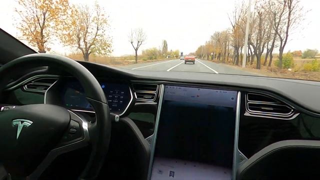 автопилот и как его включить Tesla s смотреть онлайн