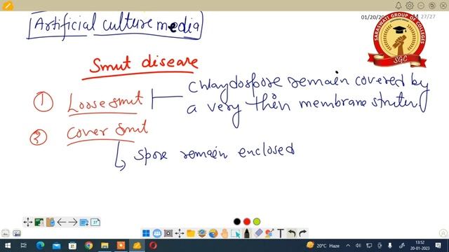 B.Sc. - I Semester Botany Major || Ustilago (Smut Fungi) || Amarjeet Sir смотреть онлайн