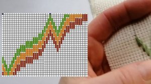 Вышивка "барджелло" для начинающих.  Вargello embroidery