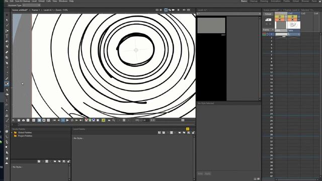 Умные линии в Opentoonz. смотреть онлайн