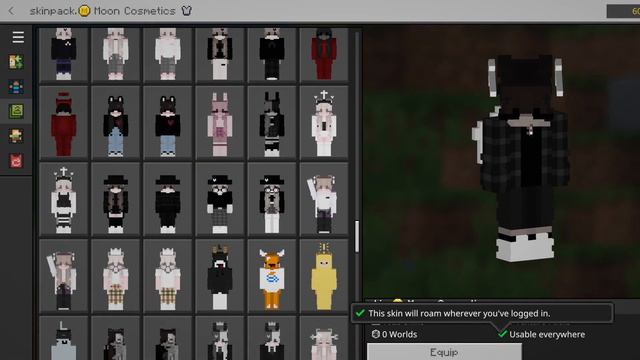 ✅ 1,000+ Cosmetics Skin Pack 🔥 MCPE/MCBE 1.20+ (WORKS ON HIVE) (iOS) смотреть онлайн