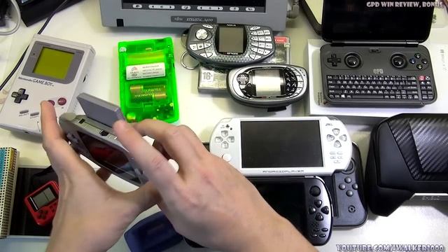 GPD Win - бонусное видео - история моих мобильных компьютерных игр от 1980х до GPD Win