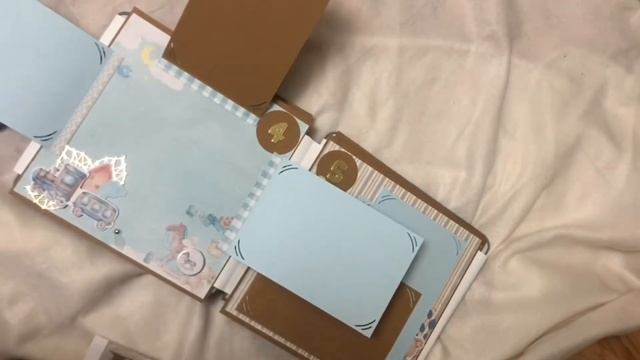 Альбом-гармошка из коллекции Fabrika Decoru “Dreamy Baby Boy” смотреть онлайн