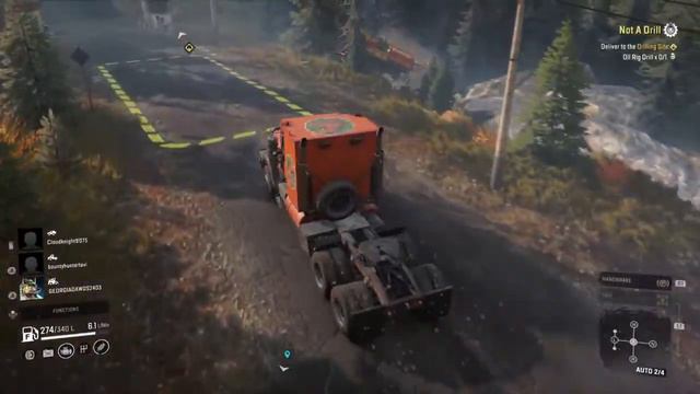 Ps5 SNOW RUNNER with friends смотреть онлайн