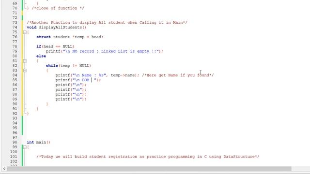 Student Registration Project | C Programming Language. смотреть онлайн
