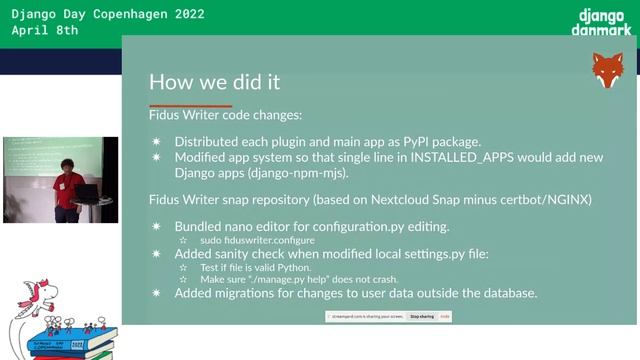Johannes Wilm - How to distribute Django projects with Ubuntu Snap - Django Day CPH 2022 смотреть онлайн
