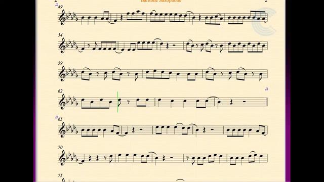 Baritone Saxophone Summertime Sadness Lana Del Rey Sheet Music, Chords, and Vocals смотреть онлайн
